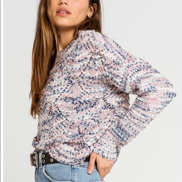 Full Circle Trends Open Stitch Sweater - Picture 2 of 4